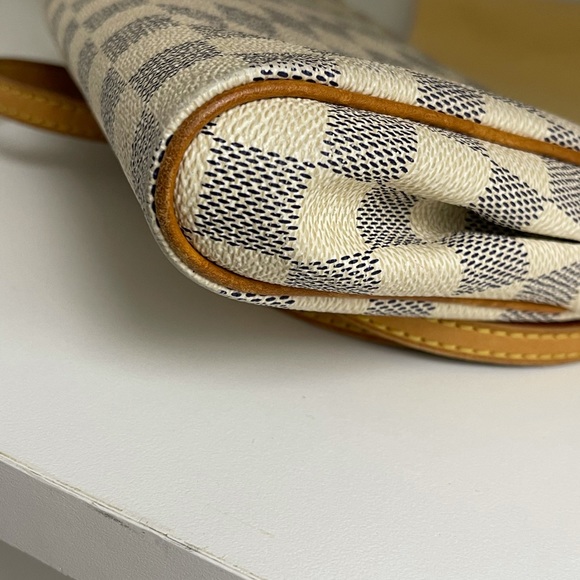 LOUIS VUITTON Damier Azur Eva Pochette Crossbody - Picture 9 of 16